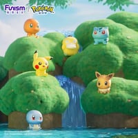 海外ポケモングッズ ポケモン × Funism 小さな冒険 マスコット【6個セット：ピカチュウ・ゼニガメ・コダック・フシギダネ・ヒトカゲ・イーブイ】