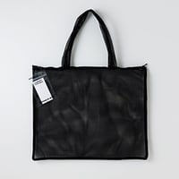 LAUNDRY TOTE BAG/BLACK