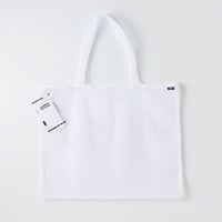 LAUNDRY TOTE BAG/WHITE