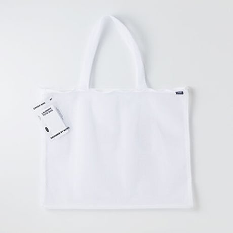 LAUNDRY TOTE BAG/WHITE