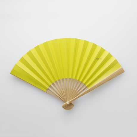 FOLDING FAN/YELLOW