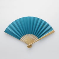 FOLDING FAN/VIRIDIAN