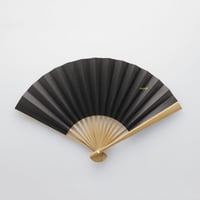 FOLDING FAN/BLACK