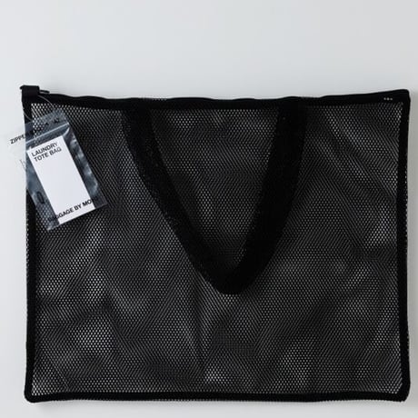 LAUNDRY TOTE BAG/BLACK