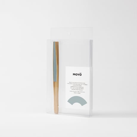 FOLDING FAN/BLUE GRAY