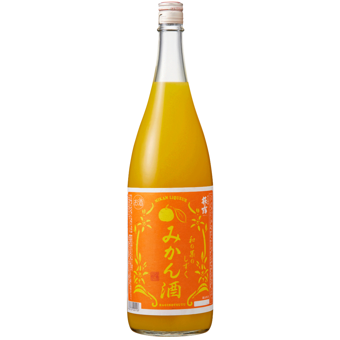 和の果のしずく みかん酒 1.8L | 萩乃露 ONLINE STORE