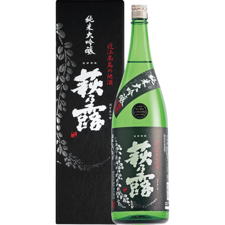 純米大吟醸 黒ラベル 1.8L（専用カートン入り）
