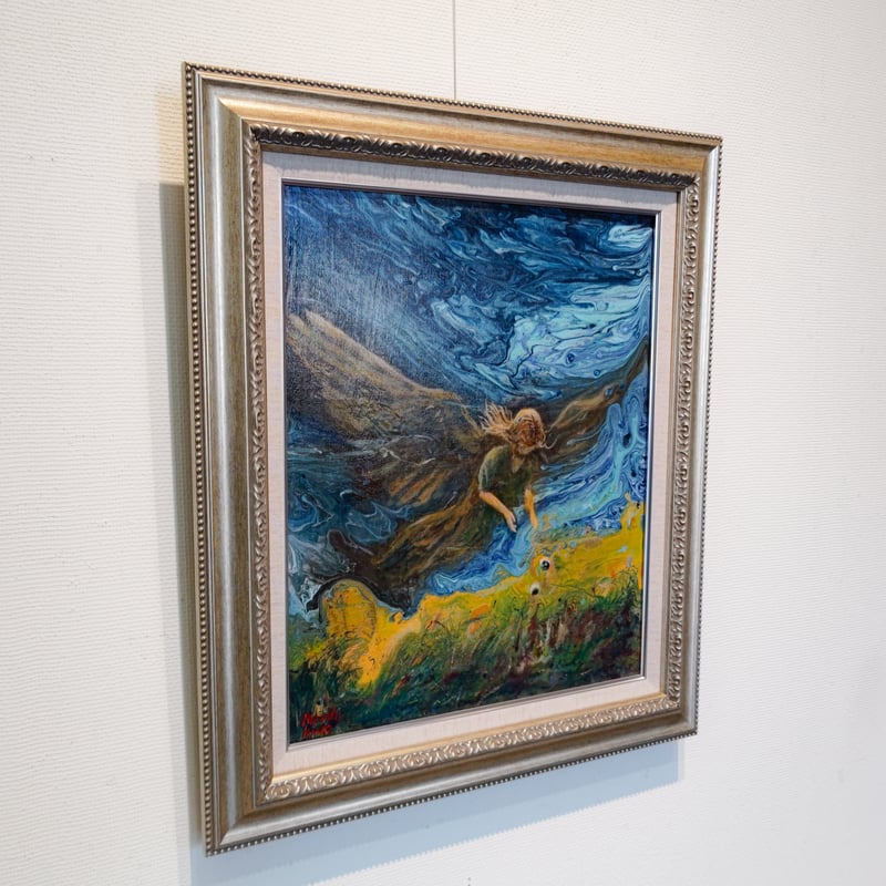 天使」【額付】工藤ひろし | -GALLERY RICERCA-ギャラリーリチェルカ