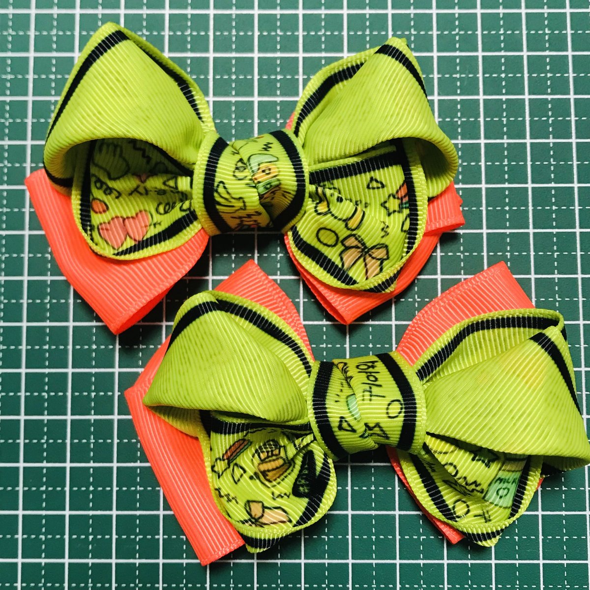 ヘアゴム】黄色のみゃうみゃうリボン | REKA ♡ Handmade Shop🛒𓈒𓏸