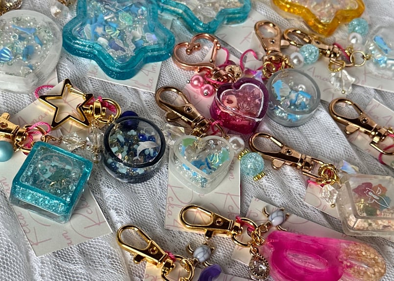 レジン キーホルダー 海シリーズ | REKA ♡ Handmade Shop🛒𓈒𓏸