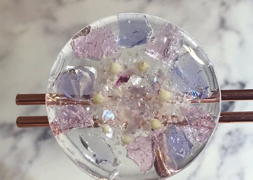 沖縄産✧琉球ガラスと星の砂 ヘアゴム | REKA ♡ General Shop🛒𓈒𓏸