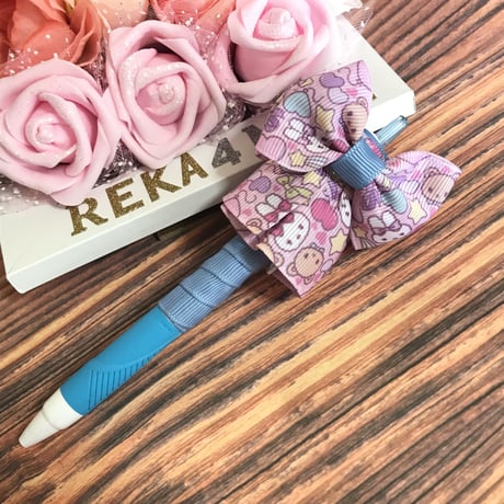 N1071 / カスタムタッチペン＆ボールペン お高級薔薇ビーズ