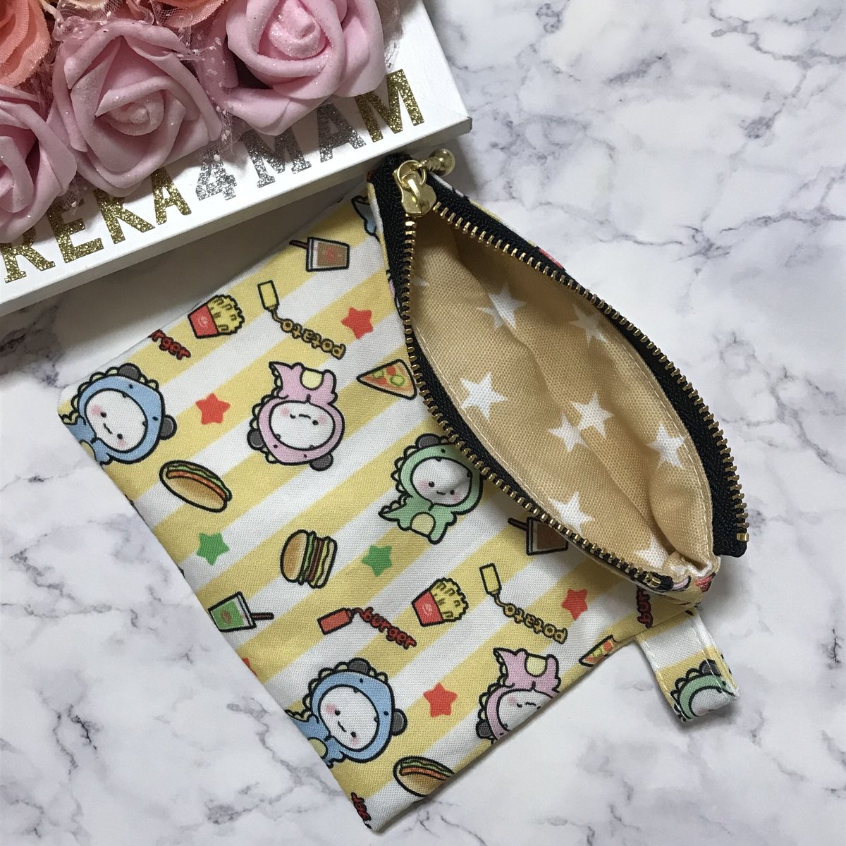 感謝価格　SALE nina レア生地　12cmファスナー シェル型ポーチ　人気 感謝価格 SALE nina レア生地 12cmファスナー シェル型ポーチ 人気