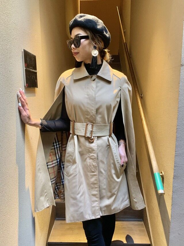 トレンチデザイン ケープ コート | LOOSEHOUSE ONLINE STORE