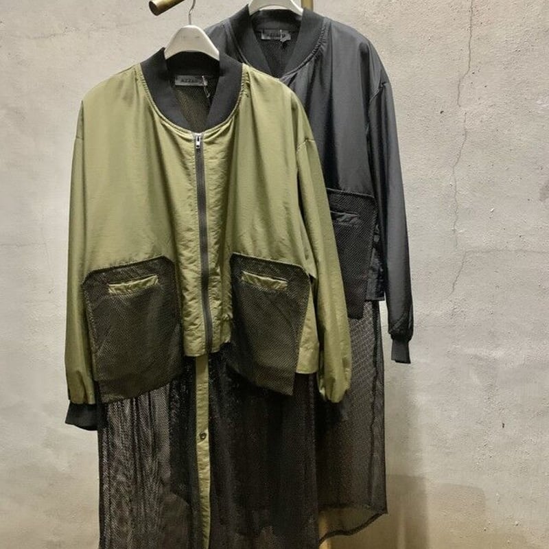メッシュ切替 ロング ブルゾン | LOOSEHOUSE ONLINE STORE メッシュ切替 ロング ブルゾン | LOOSEHOUSE ONLINE STORE
