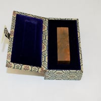 高級篆刻用印材 『巴林凍石印材』鈕付 錦箱入り s16-10-0017 | 創業