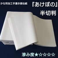 漢字向き最高級手漉き画仙紙『玉潤箋』半切判 100枚入 | 創業寛文12年