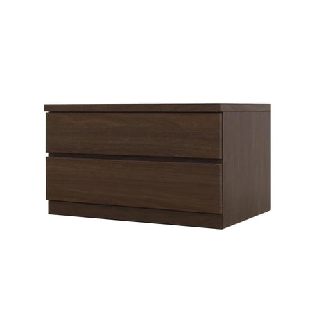 フィット 幅70 2段 チェスト 奥行44cm 家具 収納 ウォールナット 6300074162●丸田木工【取寄せ商品】