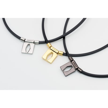 アングル e.モデル 01ネックレス ブラック　Ｌサイズ AE01NBL●アングル e.モデル 01ネックレス ブラック　Ｌサイズ●アングル【取寄せ商品】