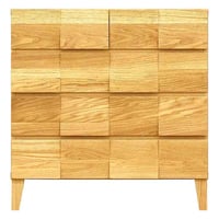 モデルノ 幅78 4段チェスト 家具 収納 ホワイトオーク 6300074291●丸田木工【取寄せ商品】