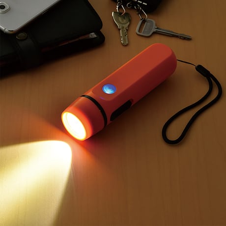 ダイナモ＆ＵＳＢ充電ライト　ホワイト 62480●ダイナモ＆ＵＳＢ充電ライト　ホワイト●ボウエキ 62480●ダイナモ＆ＵＳＢ充電ライト　ホワイト●ボウエキ【取寄せ商品】