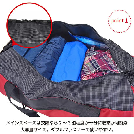 ＣＡＰＴＡＩＮ　ＳＴＡＧ　ロールボストンバッグ　４７Ｌ　１３２５　ブラック 1325●ＣＡＰＴＡＩＮ　ＳＴＡＧ　ロールボストンバッグ　４７Ｌ　１３２５　ブラック【取寄せ商品】