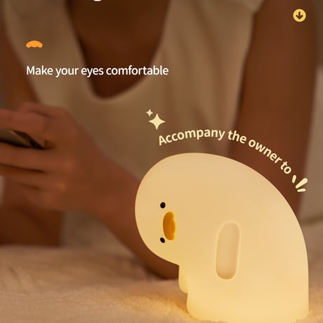 【購入特典付き！】ｱﾋﾙ Night Light BOW アヒル ナイトライト 間接照明 おしゃれ  ベッドサイドランプ ナイトランプ テーブルランプ 可愛い 照明器具 子供部屋 寝室 リビング