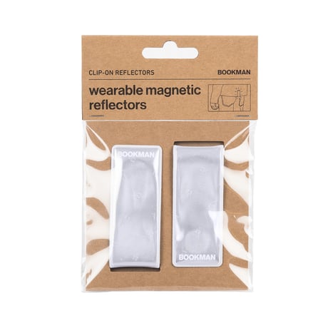 Ｃｌｉｐ－ｏｎ　Ｒｅｆｌｅｃｔｏｒｓ　クリップオンリフレクター　反射クリップ　Ｗｈｉｔｅ 279●BOOKMAN【取寄せ商品】