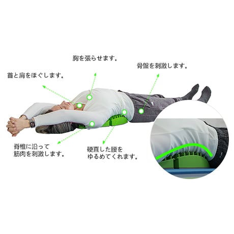 背中用ケア製品　アイソ・スパイン　ＤＶＤ付き ●背中●腰●リフレッシュ●指圧●筋肉●運動●セルフメンテナンス●癒やし●気分転換●くつろぎタイム●寝ころんで●猫背●腰痛●矯正●筋肉痛【取寄せ商品】