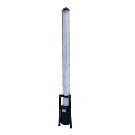 １００Ｗ　充電式　円柱型　ＬＥＤ作業灯　３６０°全方位配光 GD-H100B●グッドグッズ【取寄せ商品】