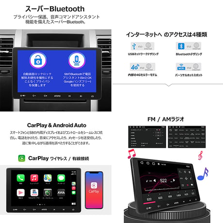 ＡＴＯＴＯ　Ｓ８Ｕ２１１８ＰＲ　１０インチ　カーナビ　２ｄｉｎ　後付け　カーオーディオ ATOTO●S8●A6●F7●ナビ●カーナビ●ナビゲーション●カーナビゲーション【取寄せ商品】