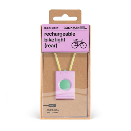 Ｂｌｏｃｋ　Ｌｉｇｈｔ　Ｒｅａｒ　自転車用ライトリア　Ｐｉｎｋ　Ｍｉｘ 516●Ｂｌｏｃｋ　Ｌｉｇｈｔ　Ｒｅａｒ　自転車用ライトリア　Ｐｉｎｋ　Ｍｉｘ●BOOKMAN【取寄せ商品】