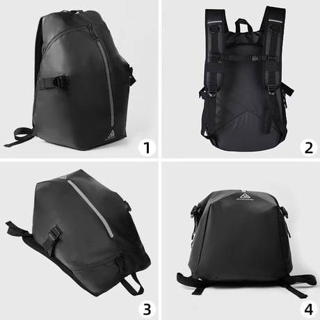 ﾊﾞｲｸ用防水ﾘｭｯｸ ﾌﾞﾗｯｸ BBP01 バイク リュック 防水 ツーリング ギア メンズ スマート収納 コンパクト 大容量 軽量 通勤バッグ