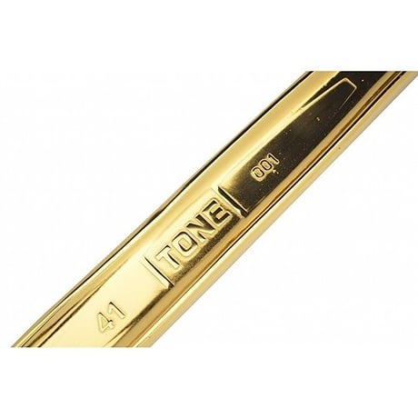 ＴＯＮＥ　シノ付めがねレンチ　金総磨き　ＳＭＮ－２４（４１） SMN-24(41)●ＴＯＮＥ　シノ付めがねレンチ　金総磨き　ＳＭＮ－２４（４１）●金井産業【取寄せ商品】
