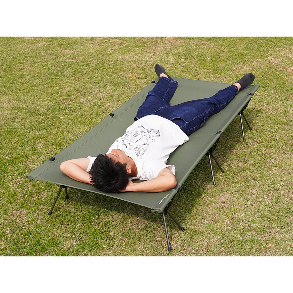 FUTURE FOX ワイドコット 2WAY コット 幅90cm×長さ190cm オリーブ 6