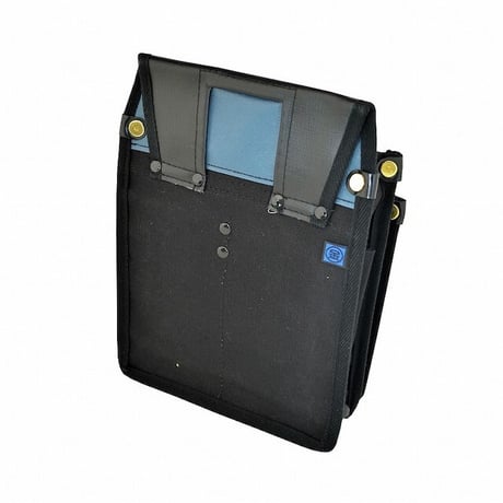 腰袋　内側ポケット付帆布／黒鰐柄 YK-09 黒●金井産業【取寄せ商品】