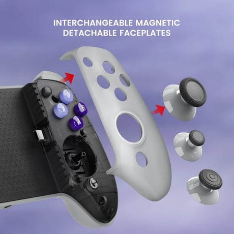 USB-Cｹﾞｰﾑｼﾞｮｲｽﾃｨｯｸ ｸﾞﾚｰ GameSi G8 スマホゲーム ゲームコントローラー ジョイスティック USB-C GameSi アクションゲーム android対応 グレー