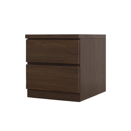 フィット 幅40 2段 チェスト 奥行44cm 家具 収納 ウォールナット 6300074153●丸田木工【取寄せ商品】