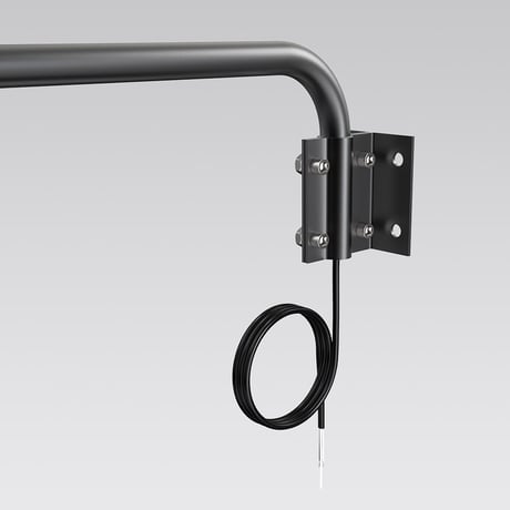 アーム式ＬＥＤ看板灯　ＬＤ－Ｋ８Ｂ　２１００ＬＭ　ブラック 株式会社グッドグッズ【取寄せ商品】