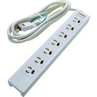 オレンジブック トラスコ中山 ＴＲＵＳＣＯ　電源タップ　３Ｐ抜け止め７個口　３Ｍ　アース／マグネット付 TOT3N-703