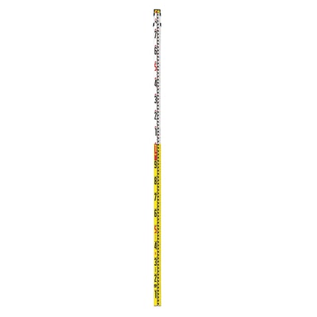 マイスタッフ　５Ｍ３段　標尺　逆目盛　箱尺 MST-53(217631)●マイスタッフ　５Ｍ３段　標尺　逆目盛　箱尺●マイゾック【取寄せ商品】