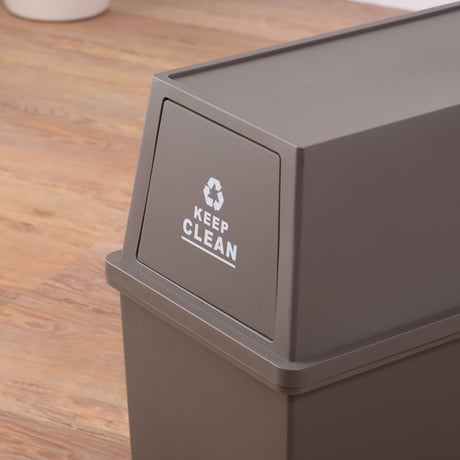 スタッキングペール４５Ｌ　スリム　ブラウン　ＬＦＳ－７６１ＢＲ 東谷株式会社