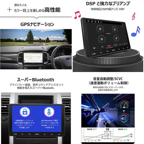 ATOTO　S８車載カーナビ　S８G２１１３LT　１０．１インチ 後付け　カーオーディオ ATOTO●オーディオ●一体型●大画面●車載●カープレイ●ハンズフリー●android【取寄せ商品】
