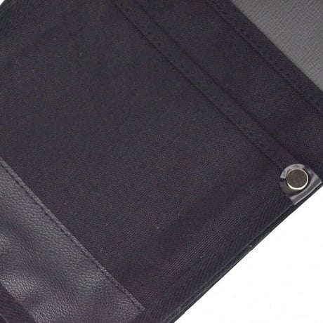 腰袋　内側ポケット付帆布／補強付 YK-07 黒●金井産業【取寄せ商品】