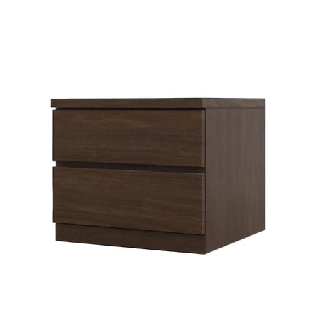 フィット 幅50 2段 チェスト 奥行44cm 家具 収納 ウォールナット 6300074156●丸田木工【取寄せ商品】