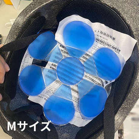 ヘッドクール　帽子＆ヘルメット PCM冷却剤 自然凍結 熱中症 暑さ対策 28℃以下 アウトドア