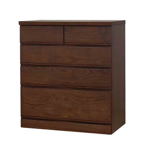 桐詞 幅78 4段 チェスト 家具 収納 ウォールナット 6300074129●丸田木工【取寄せ商品】