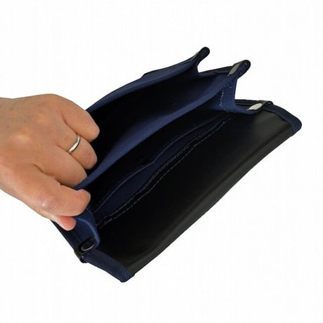 腰袋　内側ポケット付帆布　ＹＫ－０６　青 YK-06 青●金井産業【取寄せ商品】