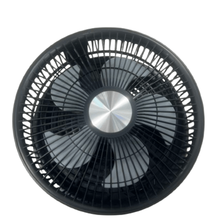 folding Srorage Fan(P2000)黒 折りたたみ・コードレス・首振り・伸縮式・リモコン・USB充電・タイマー付き・高さ調節・コンパクト・収納