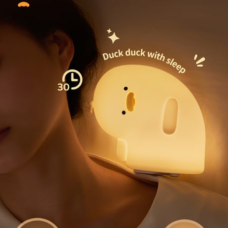 【購入特典付き！】ｱﾋﾙ Night Light BOW アヒル ナイトライト 間接照明 おしゃれ  ベッドサイドランプ ナイトランプ テーブルランプ 可愛い 照明器具 子供部屋 寝室 リビング